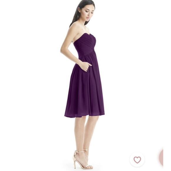 AZAZIE HEIDI Bridesmaid Dress - Grape - Picture 6 of 10